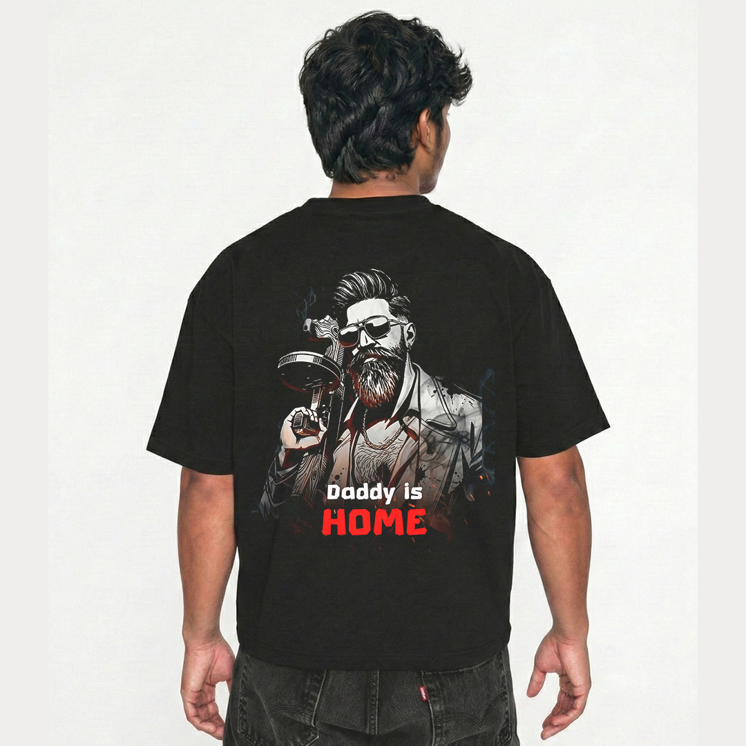 toxic movie printed t shirt – daddy is home