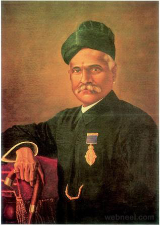 4 ravi varma self portrait